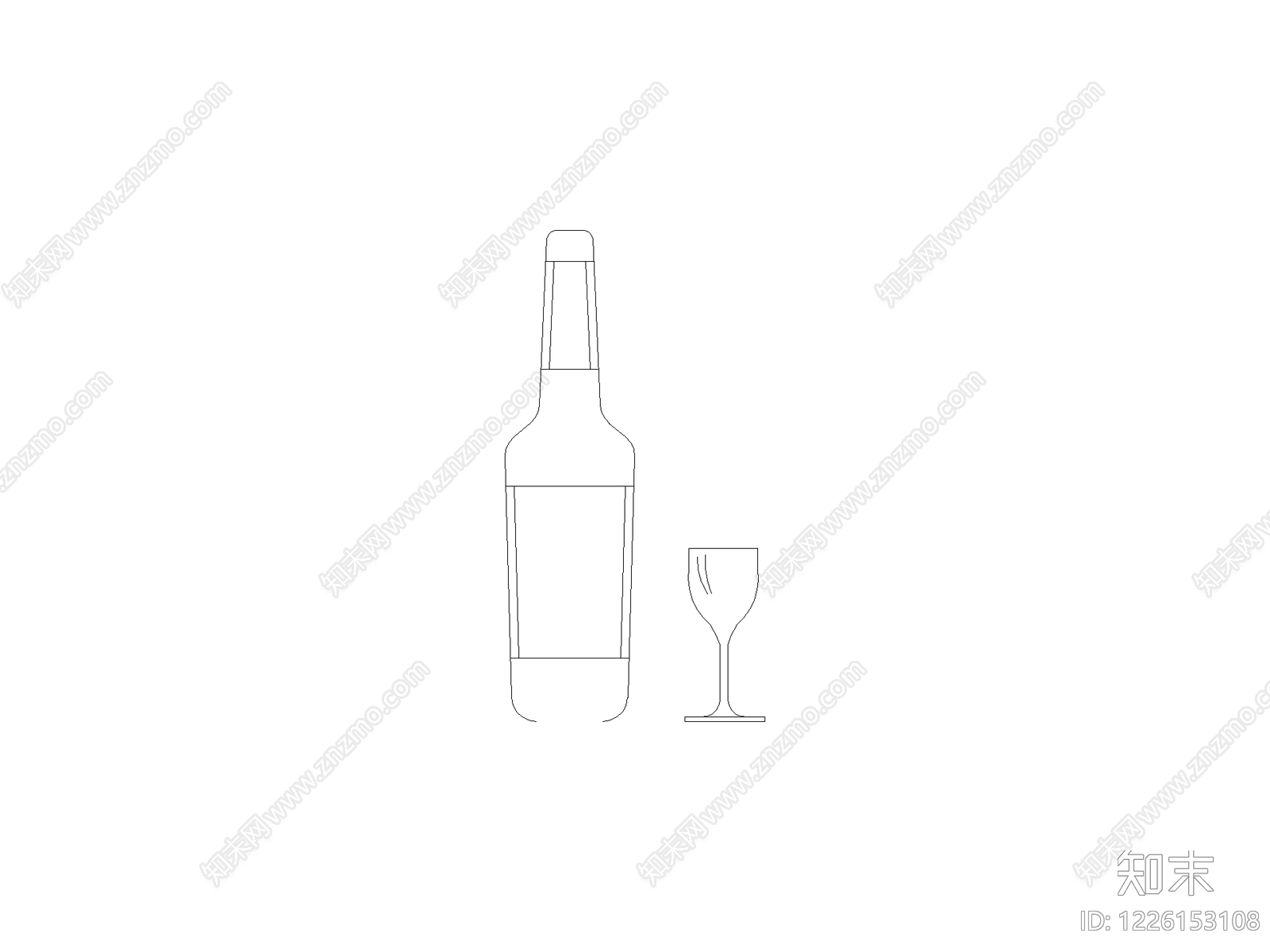 摆件cad施工图下载【ID:1226153108】