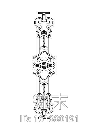 铁艺纹饰大样图施工图下载【ID:161880191】