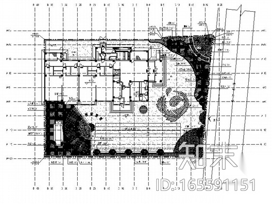 [大连]幼儿园室外景观改造施工图cad施工图下载【ID:165591151】