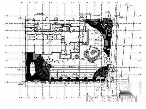 [大连]幼儿园室外景观改造施工图cad施工图下载【ID:165591151】