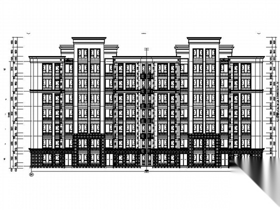 [重庆]古典风格高层住宅建筑施工图（221页图纸）cad施工图下载【ID:166705168】