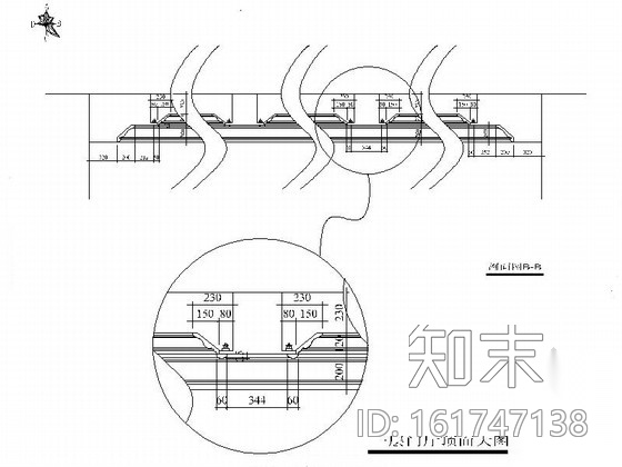 某售楼处门厅室内装修图cad施工图下载【ID:161747138】