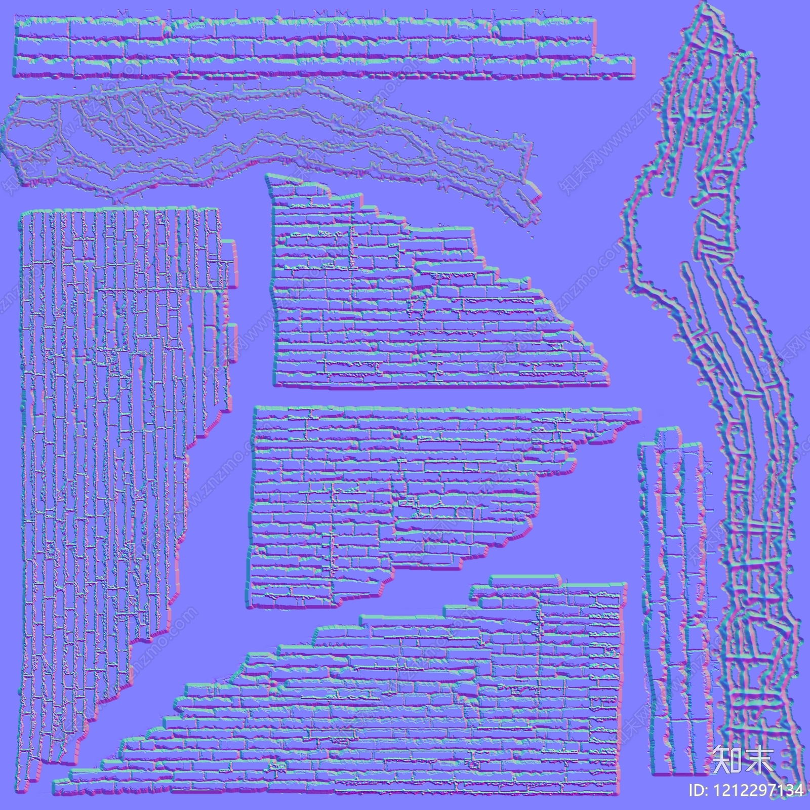 文化砖贴图下载【ID:1212297134】