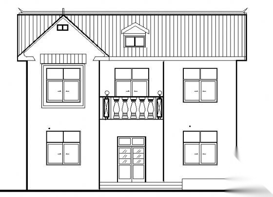 某二层新农村自建房别墅建筑施工图下载【ID:149916159】