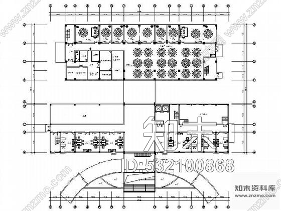 施工图七层机关办公楼装修图施工图下载【ID:532100868】