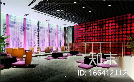 某顶山会所装修图(含效果)cad施工图下载【ID:166412112】