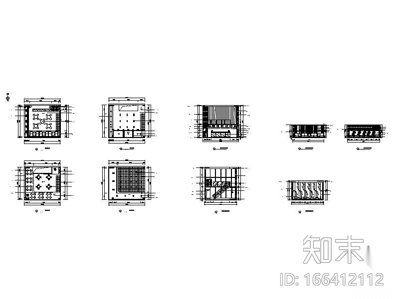 某顶山会所装修图(含效果)cad施工图下载【ID:166412112】