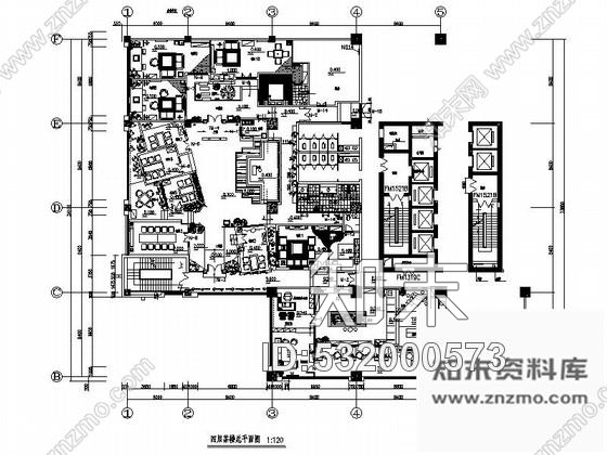 施工图特色古香中式茶楼室内装修设计施工图含实景图cad施工图下载【ID:532000573】