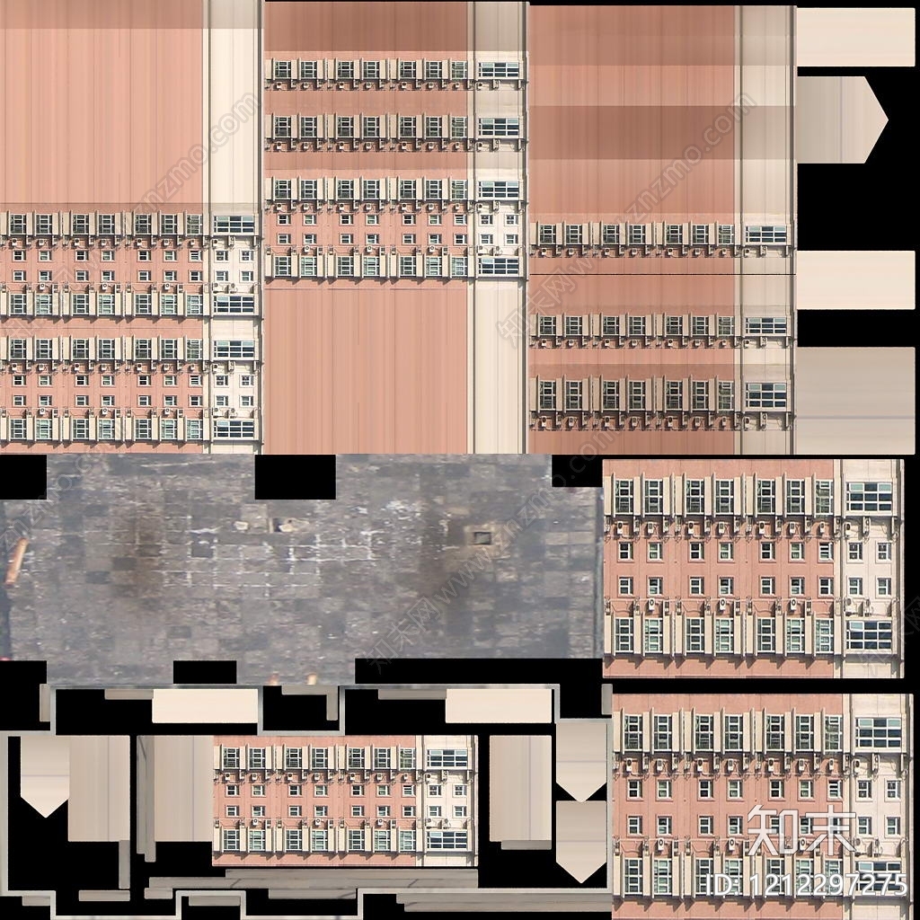 建筑外立面贴图下载【ID:1212297275】