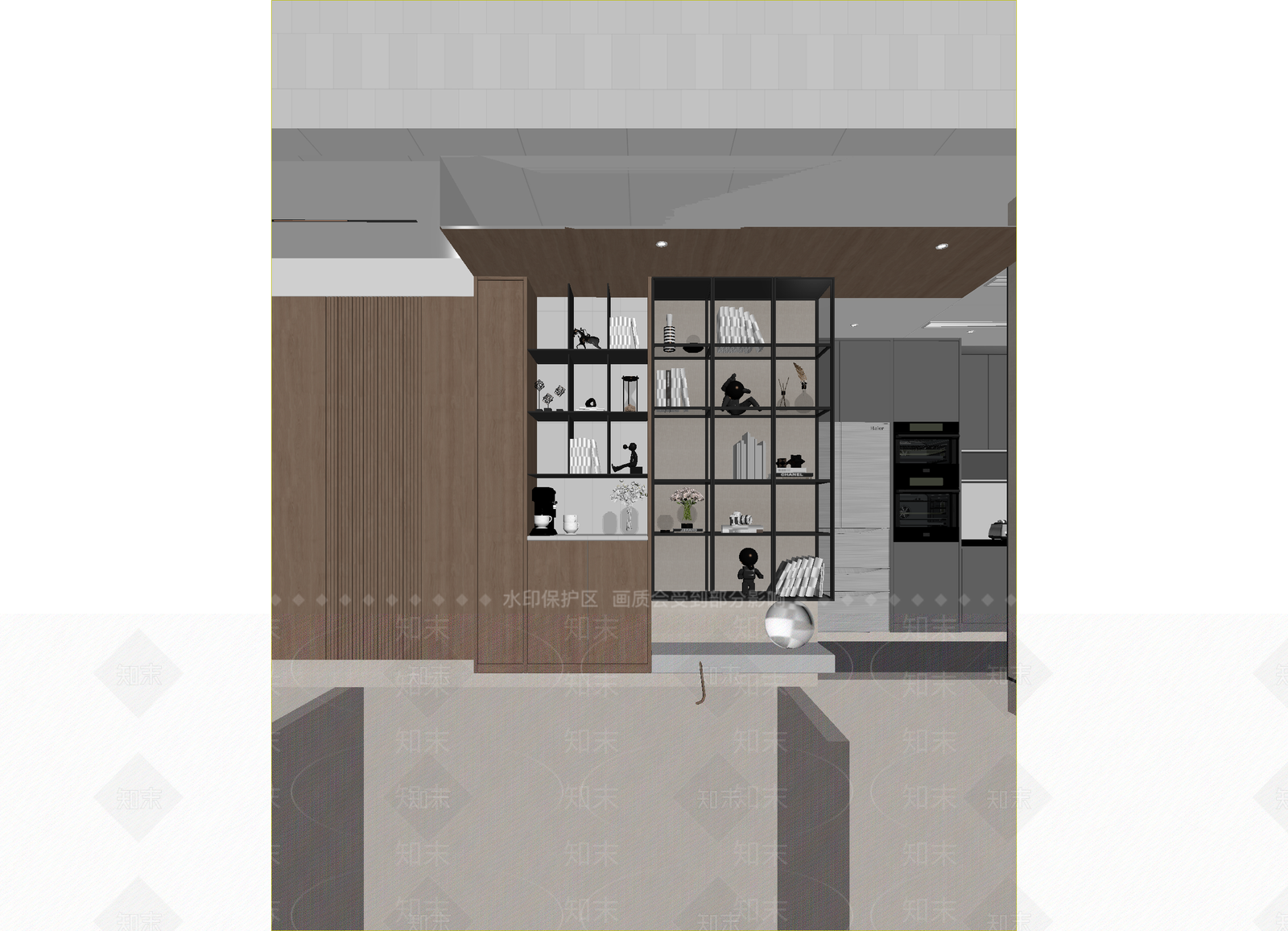 现代办公室3D模型下载【ID:1214817596】
