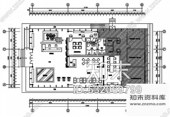 施工图海南高档度假中心时尚现代售楼处装修施工图含效果、实景及手绘图cad施工图下载【ID:532069799】