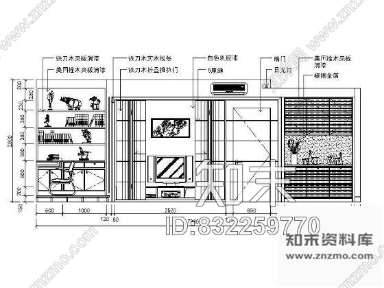 图块/节点41个客厅立面图cad施工图下载【ID:832259770】
