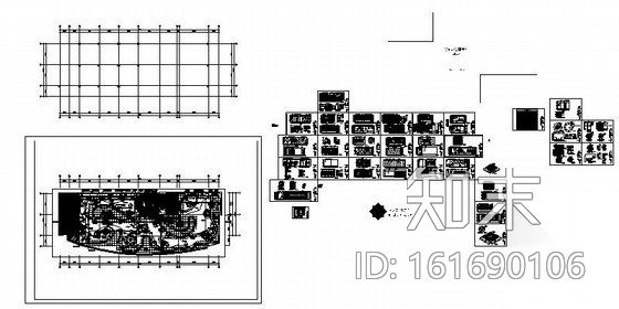 [北京]某知名品牌展厅室内装修施工图cad施工图下载【ID:161690106】