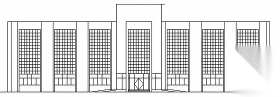 某二层办公楼建筑方案图cad施工图下载【ID:151640104】