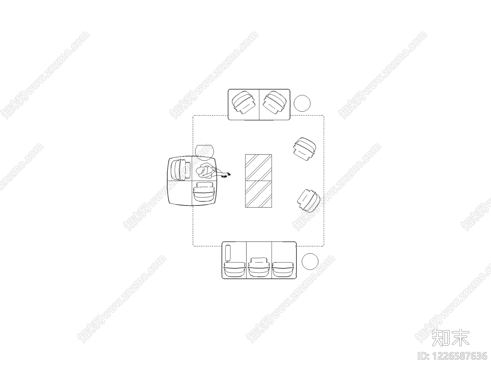 现代家装图库CAD图纸