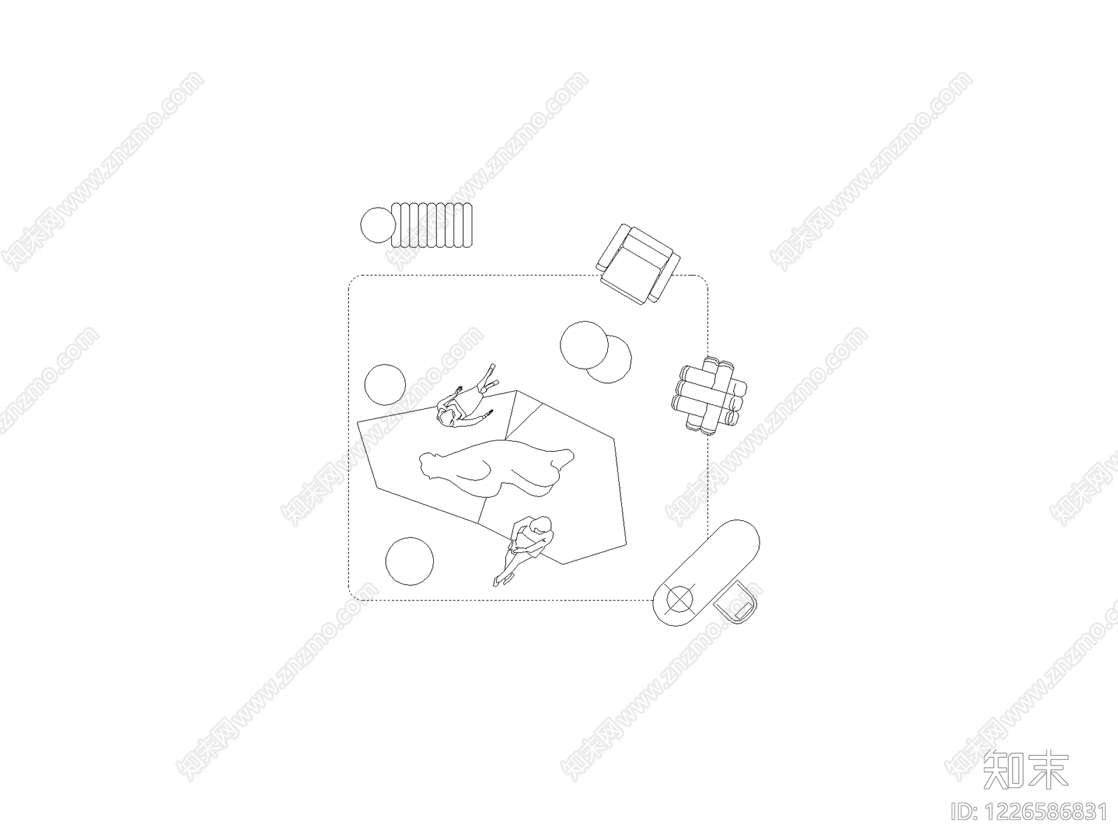 现代家装图库CAD图纸