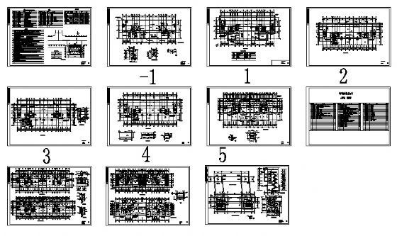 阳光公寓某十九层商住楼建筑方案图cad施工图下载【ID:149851192】