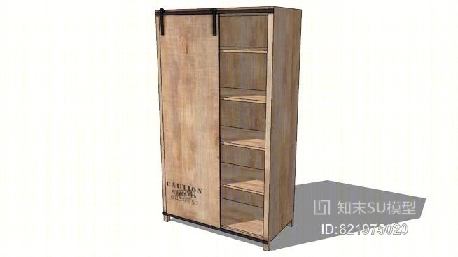 衣柜SU模型下载【ID:821975020】