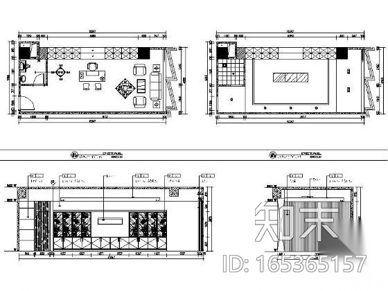 [江苏]某人民医院门诊综合楼一标段室内施工图cad施工图下载【ID:165365157】