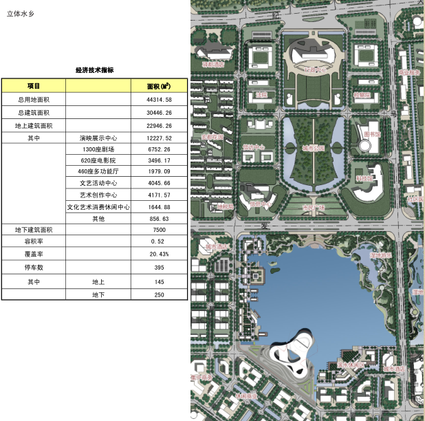 江苏省盐城文化艺术中心-立体水乡施工图下载【ID:149559115】