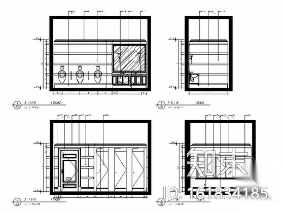 [江苏]苏州某奢华欧式会所全套施工图（含效果）cad施工图下载【ID:161834185】