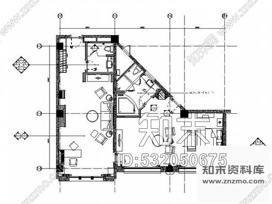 施工图河北某大酒店G型客房装修图cad施工图下载【ID:532050675】