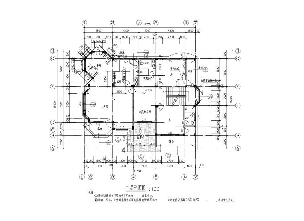 某二层别墅建筑结构方案图带效果图施工图下载【ID:149868105】