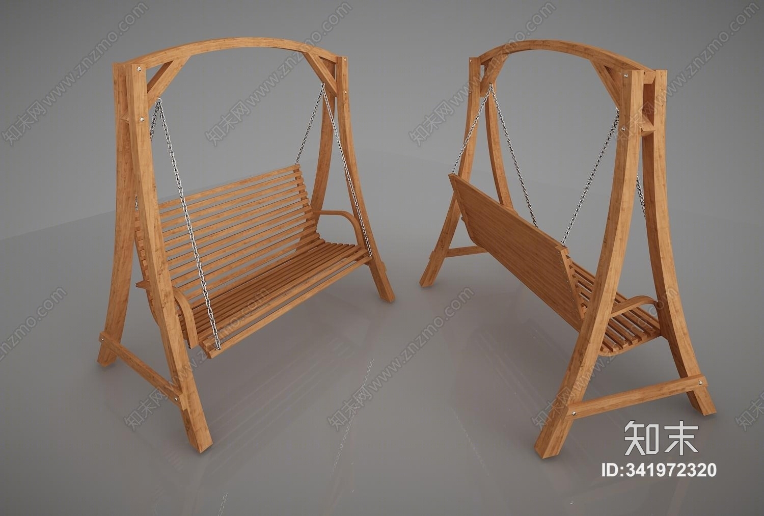 现代休闲秋千椅子3D模型下载【ID:341972320】