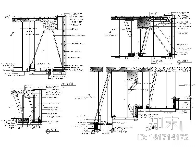 [辽宁]某大型百货商场第四层室内装修图cad施工图下载【ID:161714172】