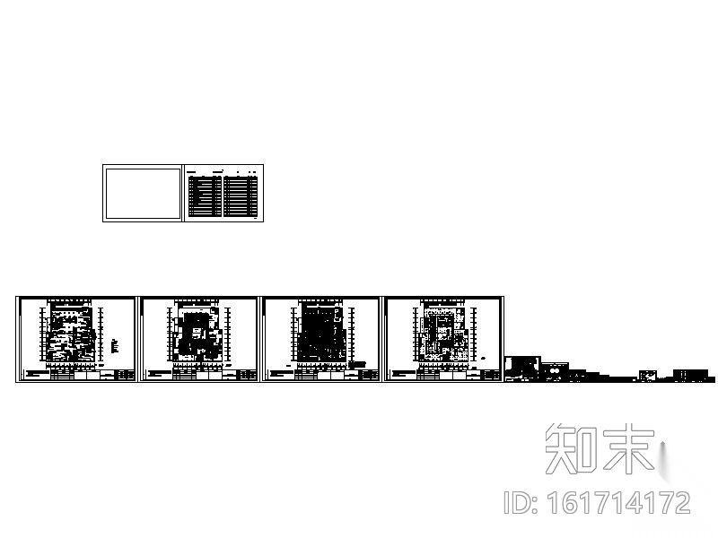 [辽宁]某大型百货商场第四层室内装修图cad施工图下载【ID:161714172】