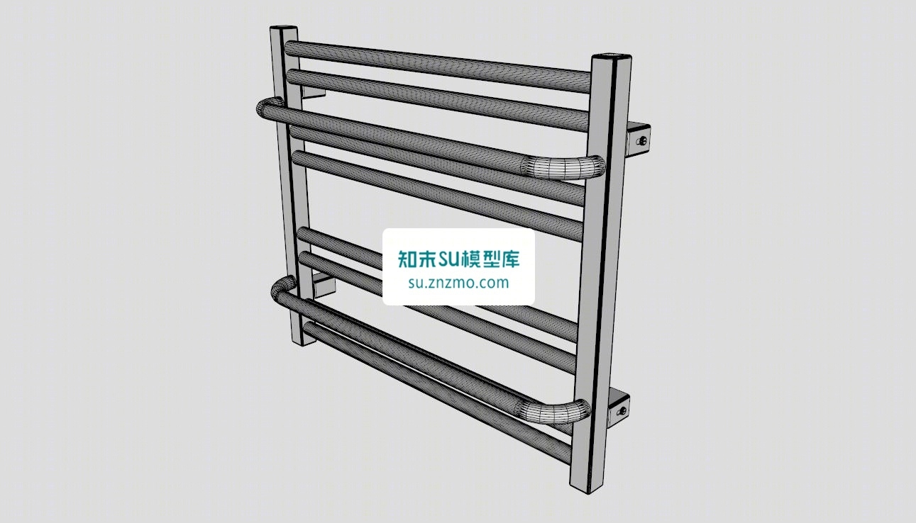 现代钢制散热器SU模型下载【ID:148491188】