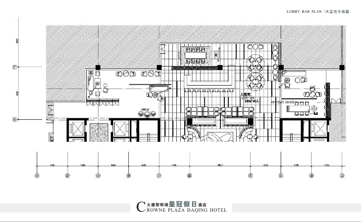 大庆黎明湖皇冠假日酒店设计方案（含效果图）cad施工图下载【ID:161851187】