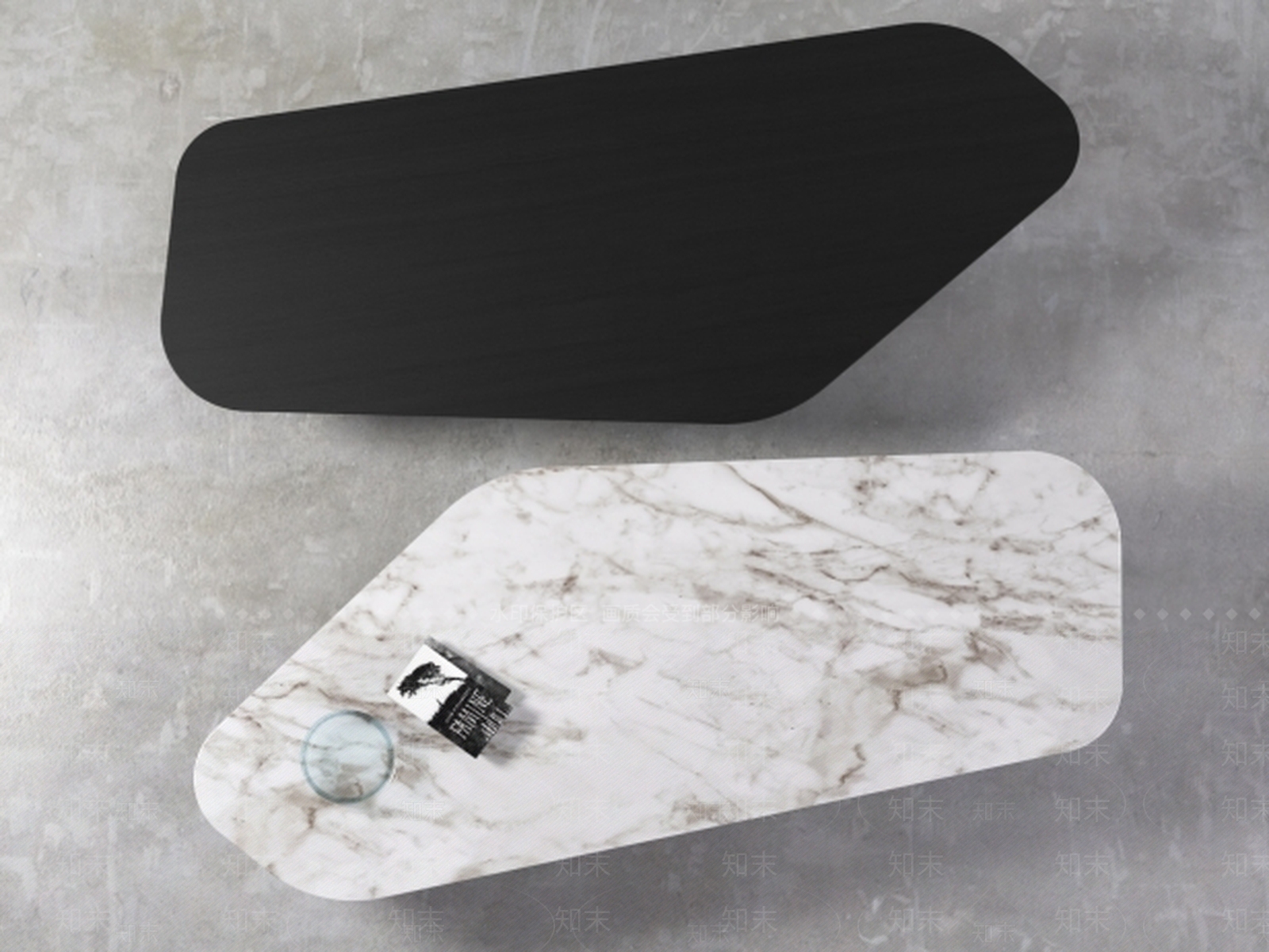 现代茶几3D模型下载【ID:178799112】