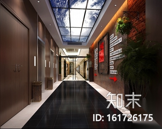 [原创]投资性小企业现代风格办公室室内装修施工图cad施工图下载【ID:161726175】