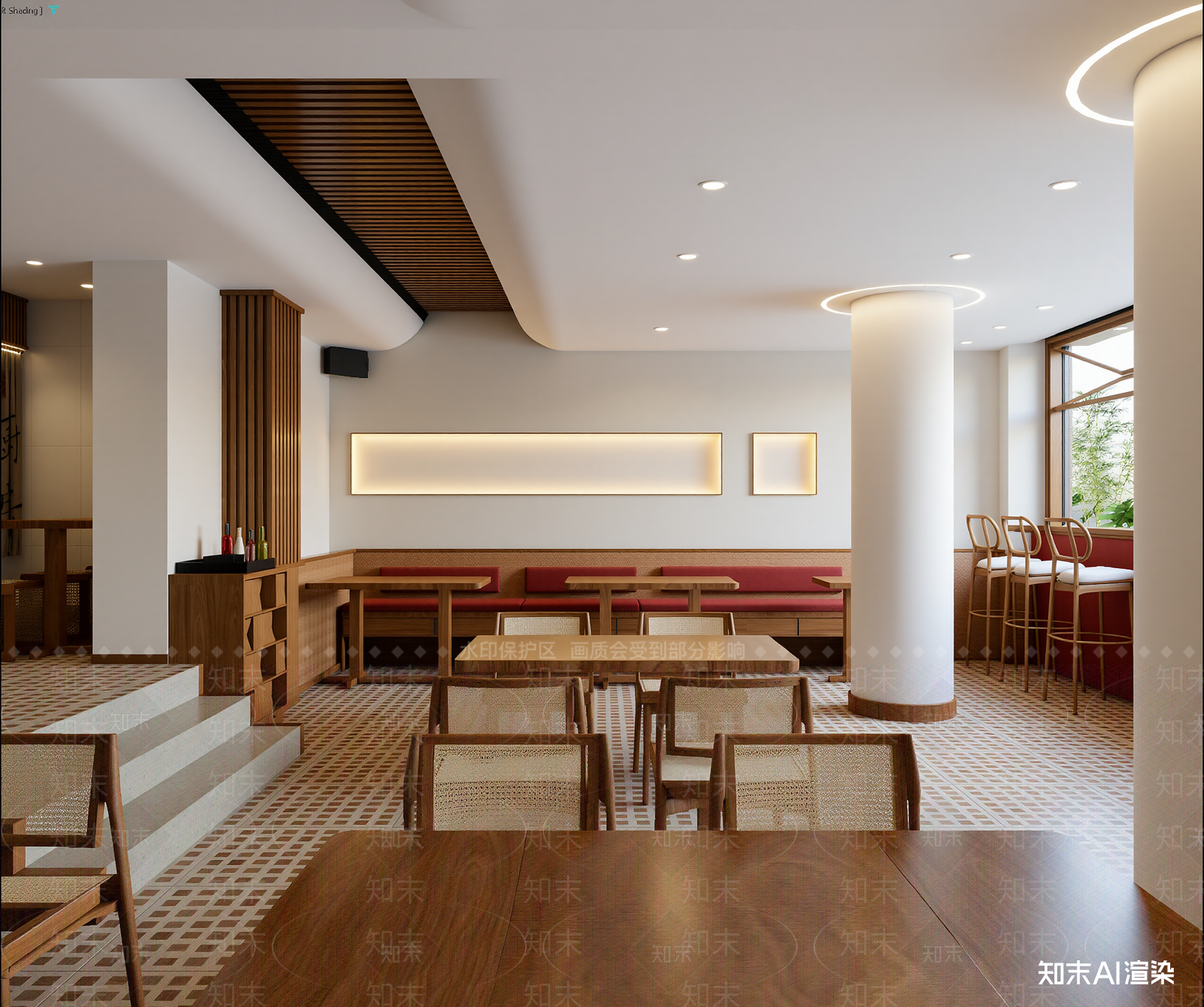 现代咖啡厅3D模型下载【ID:1214835931】