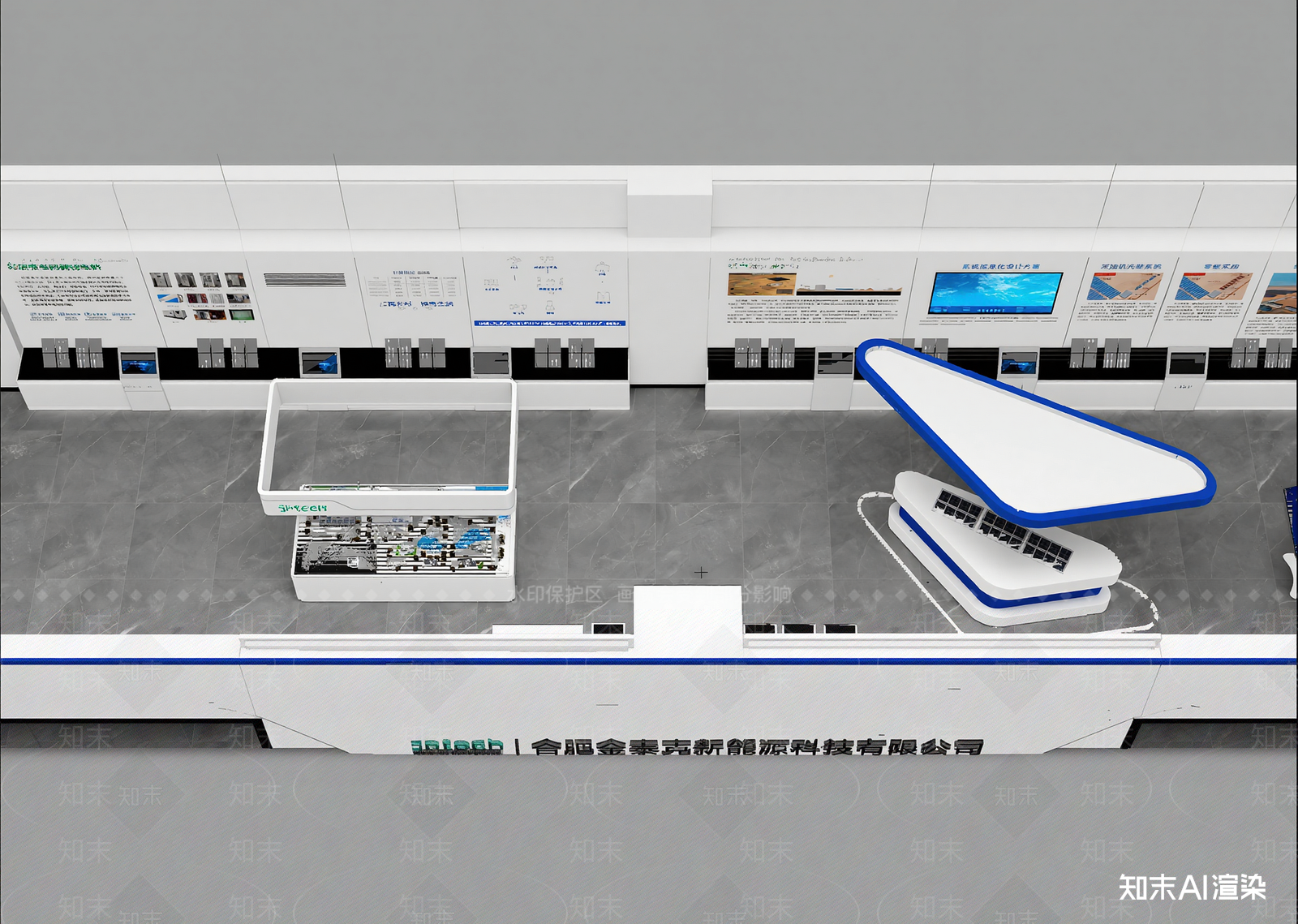 现代科技展厅3D模型下载【ID:1215084744】