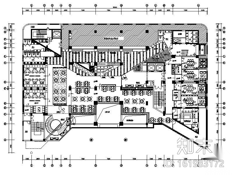 [广州]某酒店装修图(含效果)cad施工图下载【ID:161983172】