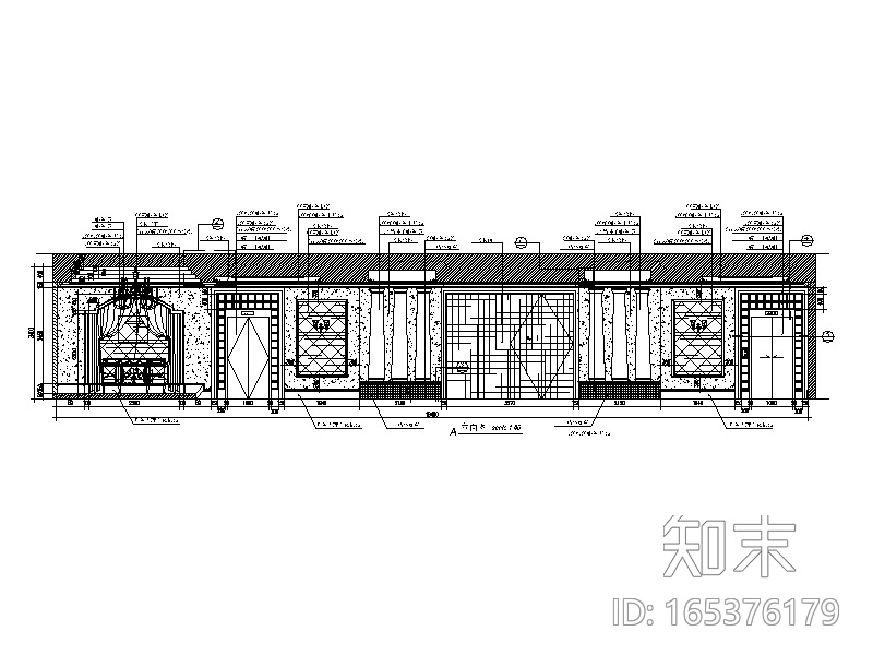 [山东]某时尚夜总会设计CAD施工图（含效果图）cad施工图下载【ID:165376179】