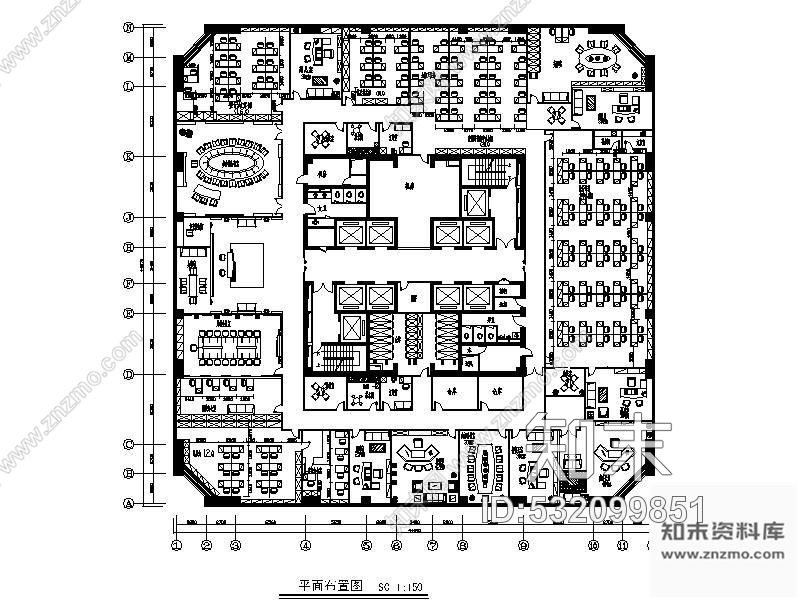 施工图某基金管理有限公司办公空间装修图(含实景)施工图下载【ID:532099851】