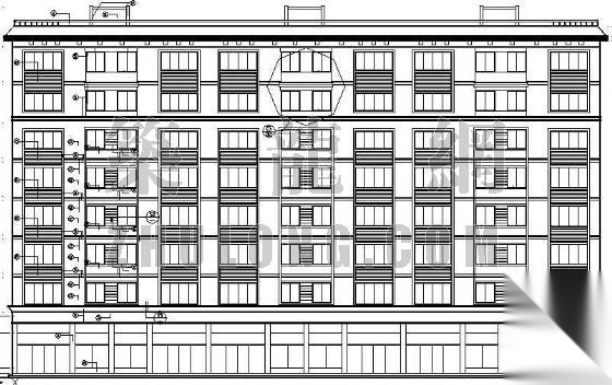 某框架住宅楼全套建筑施工图cad施工图下载【ID:149853178】