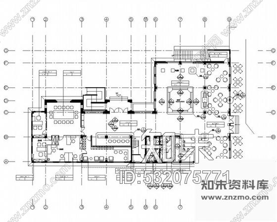 施工图南京某健康住宅售楼处装修图cad施工图下载【ID:532075771】