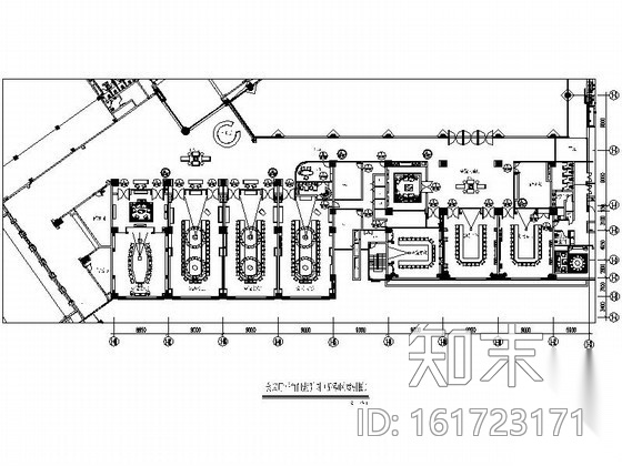 [深圳]知名酒店会议室设计施工图cad施工图下载【ID:161723171】