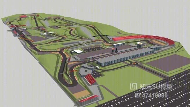 机场车站SU模型下载【ID:317959666】
