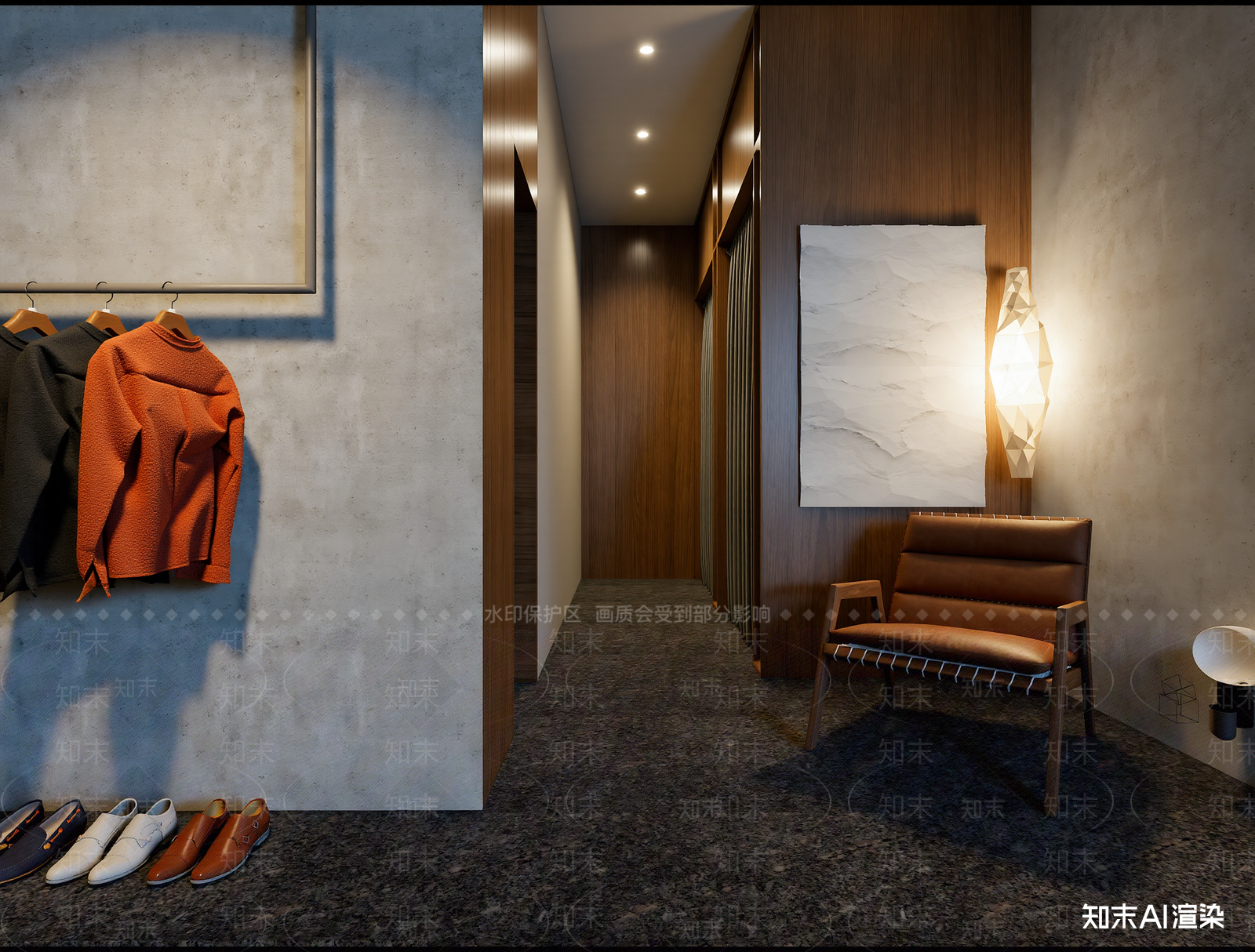 现代玄关3D模型下载【ID:1222080481】