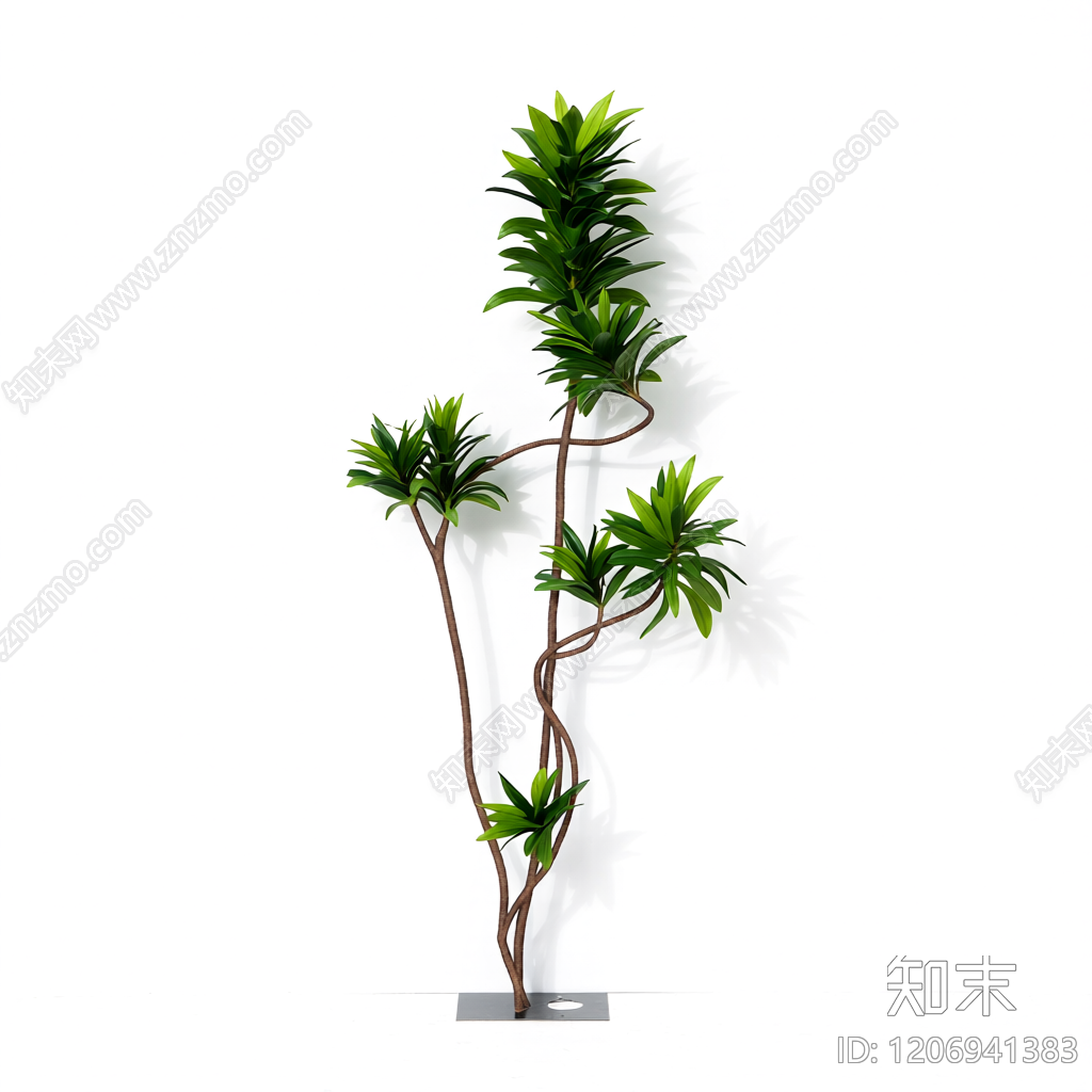 藤蔓植物装饰3D模型下载【ID:1206941383】