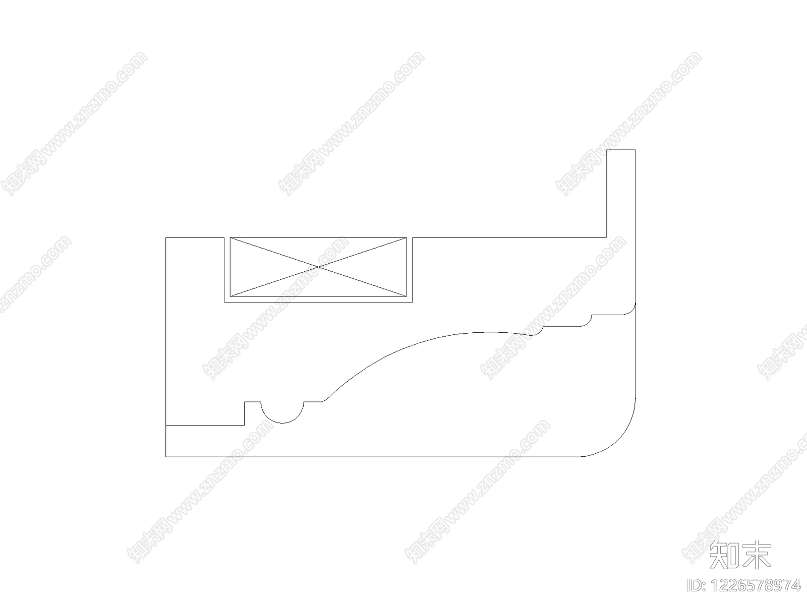 现代窗CAD图纸