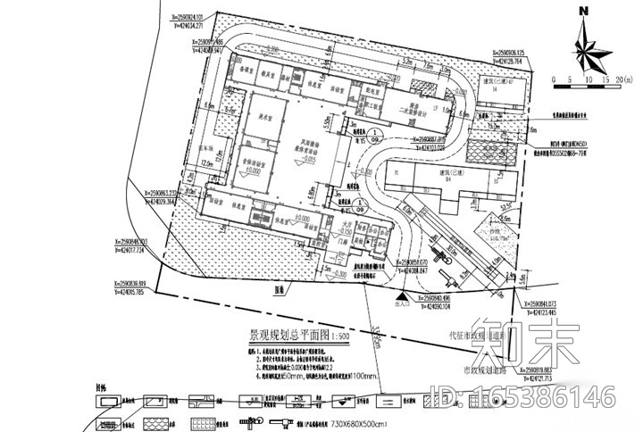 [广东]某镇中心幼儿园工程施工图cad施工图下载【ID:165386146】