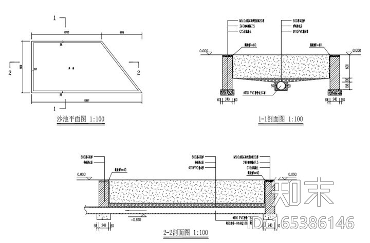 [广东]某镇中心幼儿园工程施工图cad施工图下载【ID:165386146】