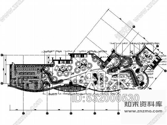 施工图杭州风格迥异现代主题餐厅装修图含效果实景cad施工图下载【ID:532000530】