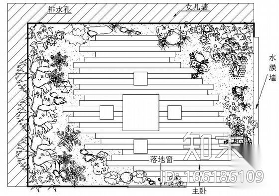 [重庆]某私家花园景观设计图施工图下载【ID:166186109】